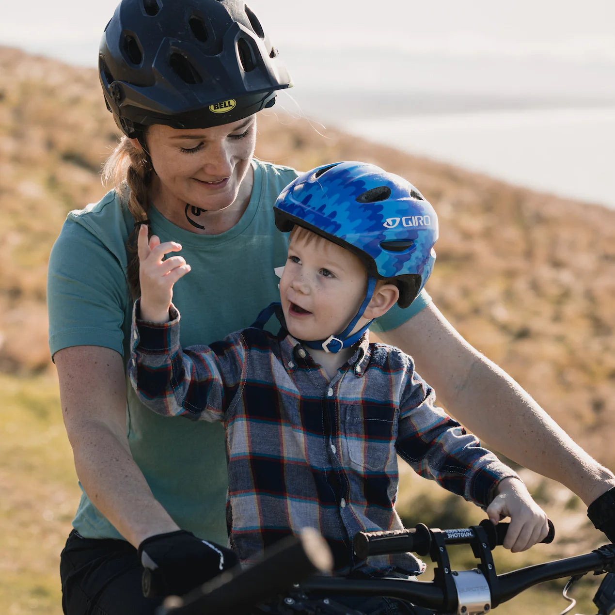 Kids Ride Shotgun 2.0 MTB guidon de siège enfant 25,4/31,8/35,0mm noir