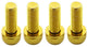 Jeu de vis de marche arrière pour freins à disque M6x18mm jaune