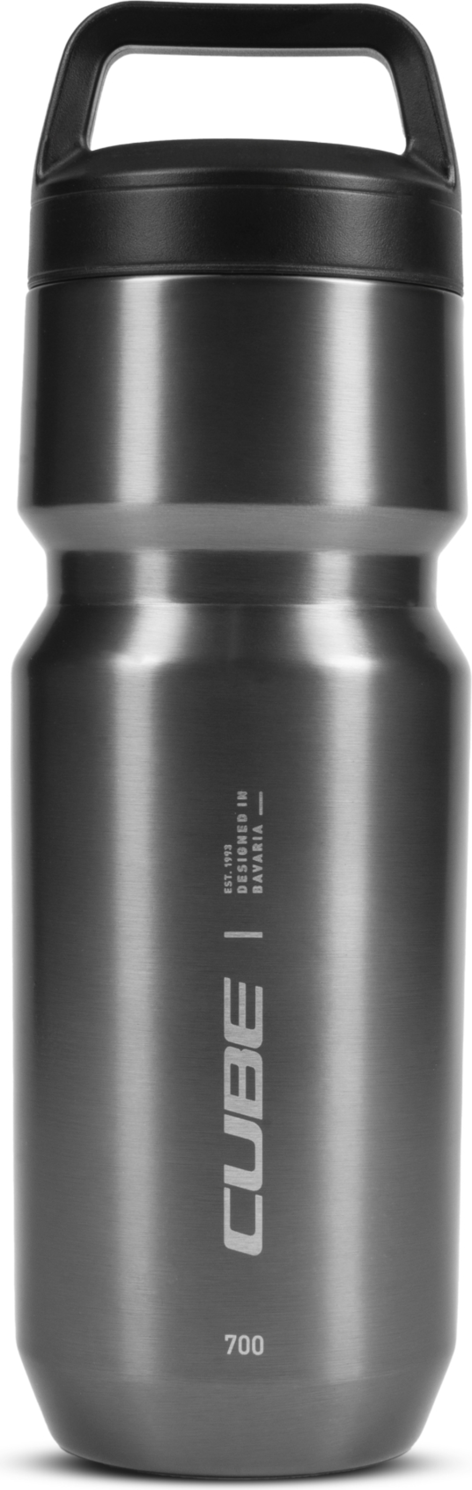 Cube bouteille en acier inoxydable Arc 700 gris brossé