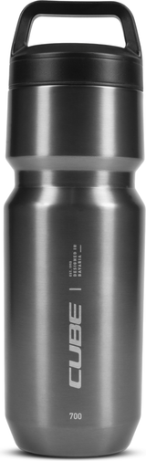 Cube bouteille en acier inoxydable Arc 700 gris brossé