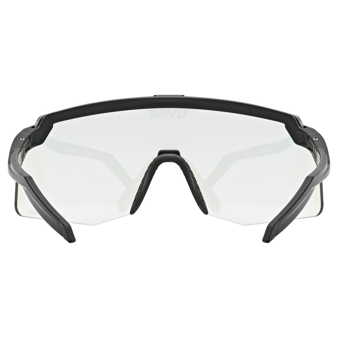 uvex Pace Stage S V lunettes de vélo black matt / mirror blue
