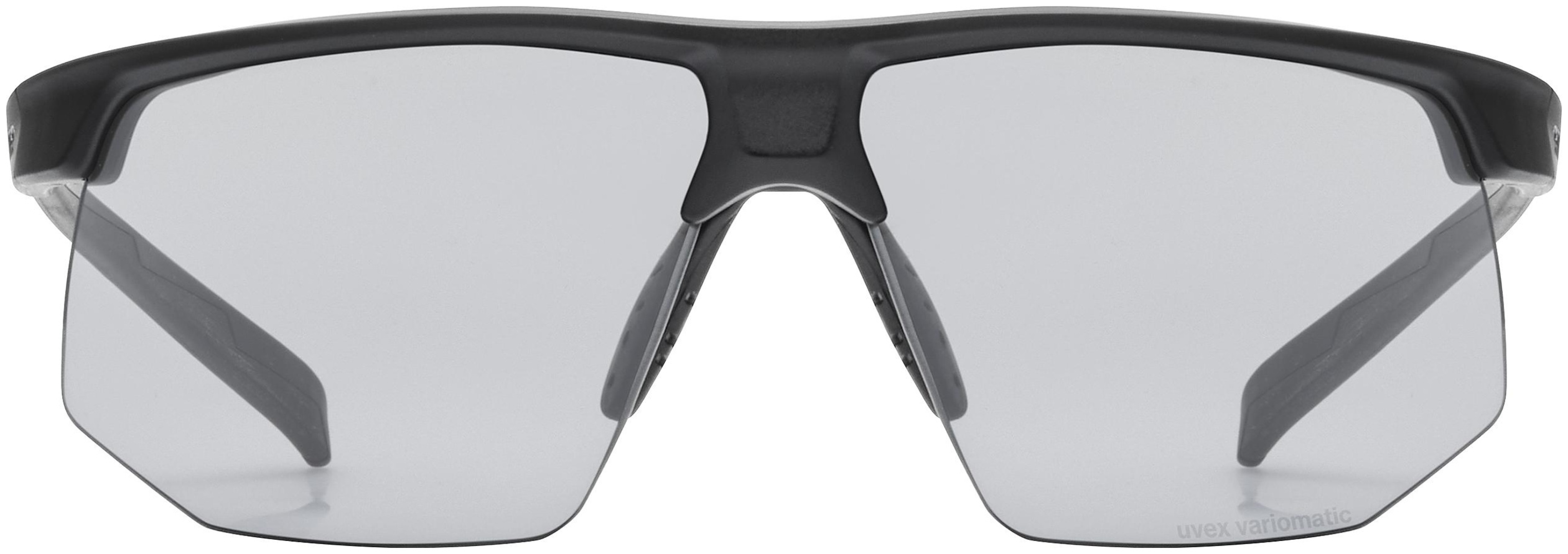 uvex Aerios V Lunettes de vélo Noir Mat / Fumé