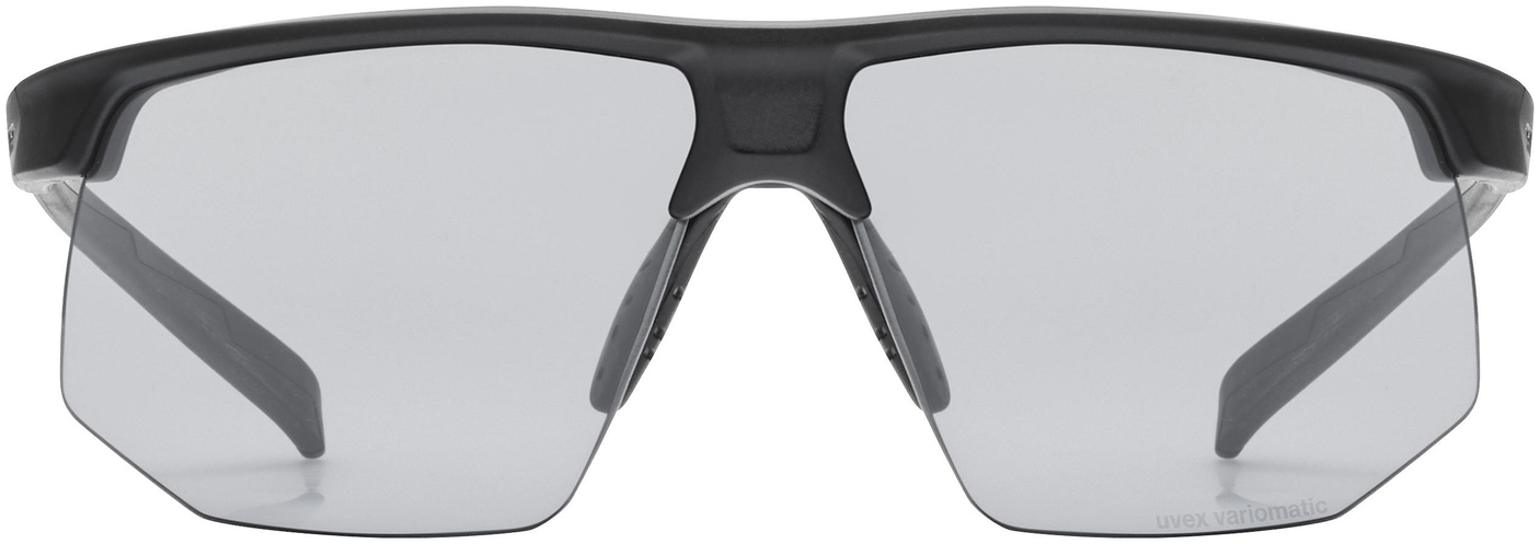 uvex Aerios V Lunettes de vélo Noir Mat / Fumé