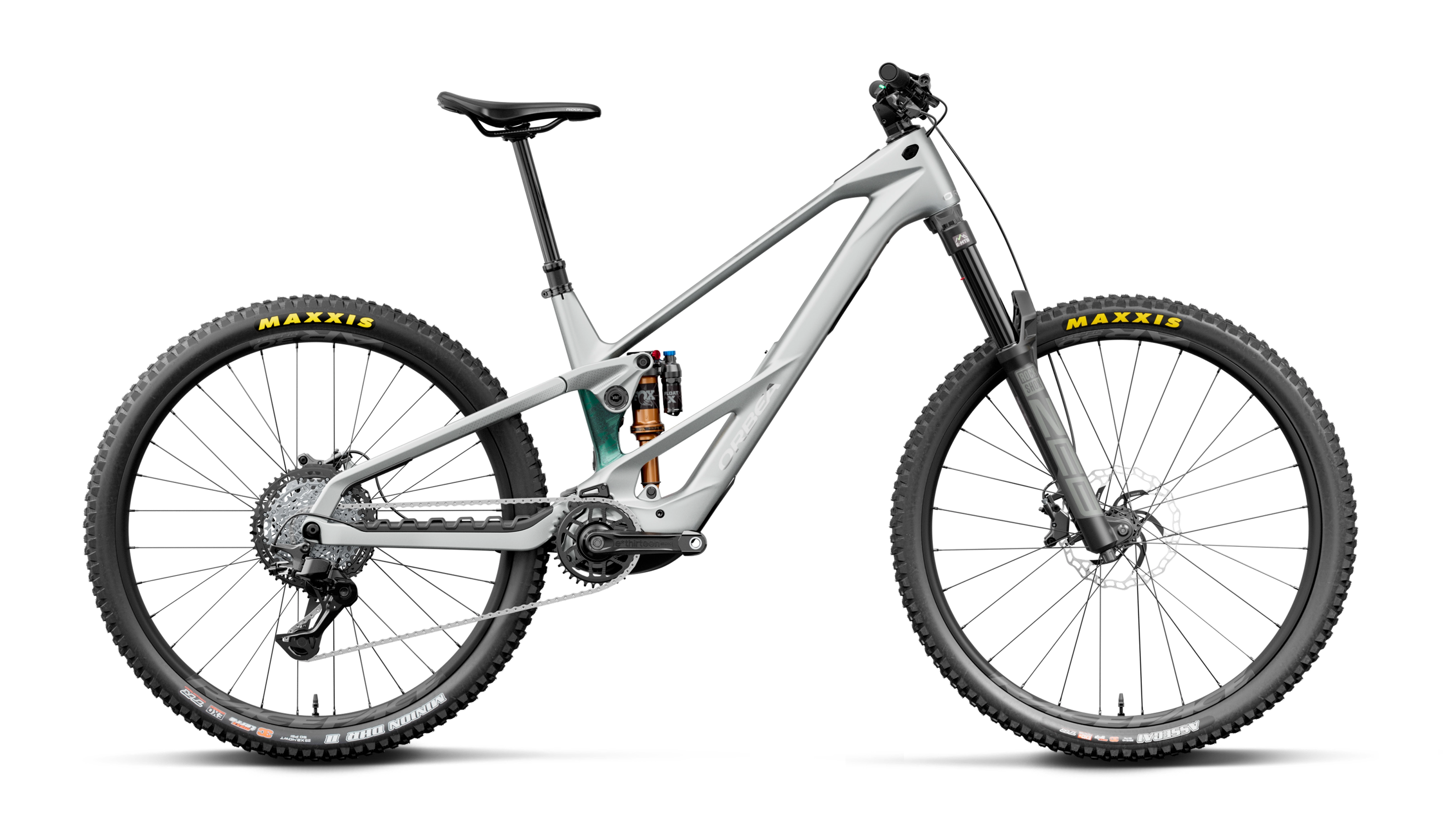 Orbea WILD LT M20 Smooth Silver (Mat) - Escape Green C. View (Brillant)