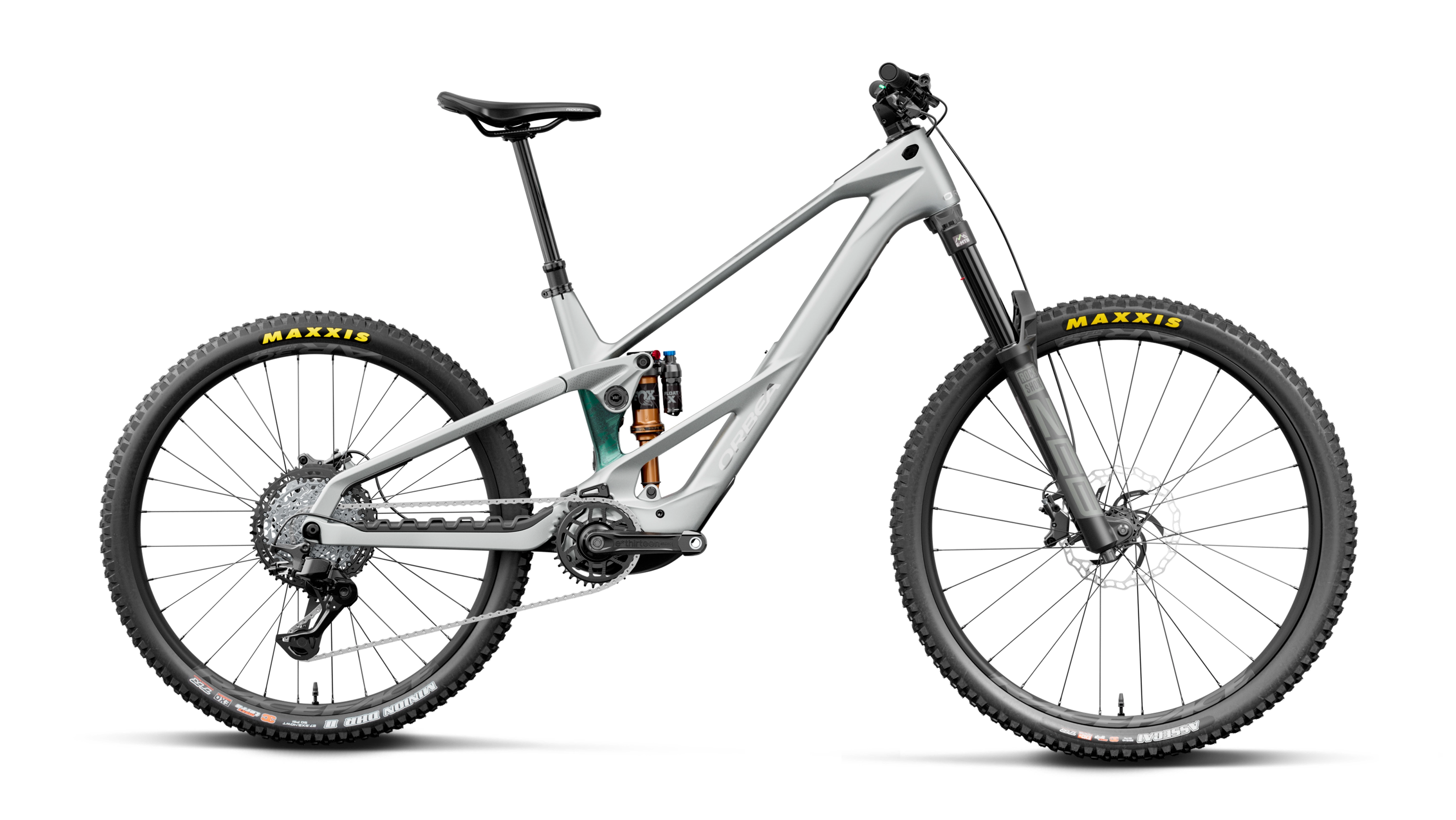 Orbea WILD LT M20 MULLET Smooth Silver (Mat) - Escape Green C. View (Brillant)