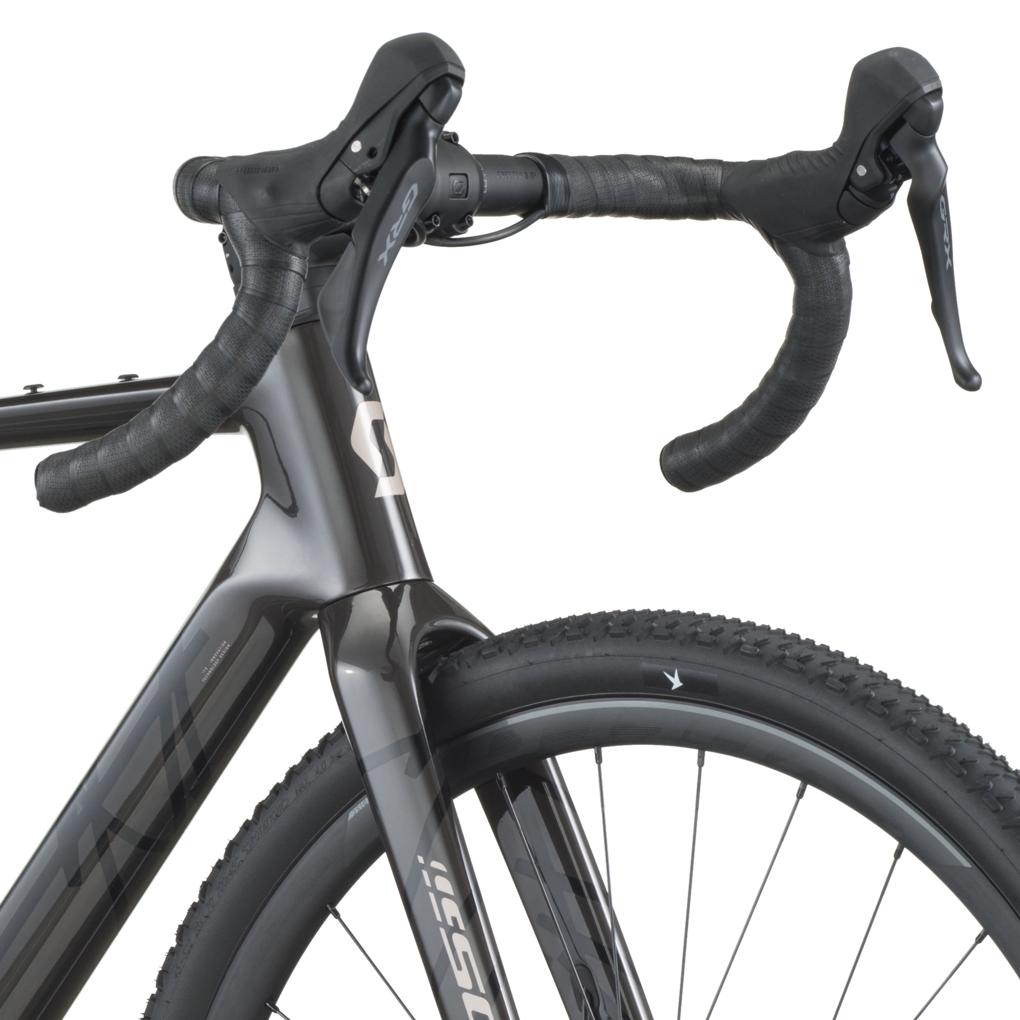 Scott Addict Gravel 30 carbone noir