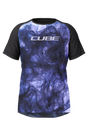 Cube maillot VTT ARTLINE manches courtes blue´n´black