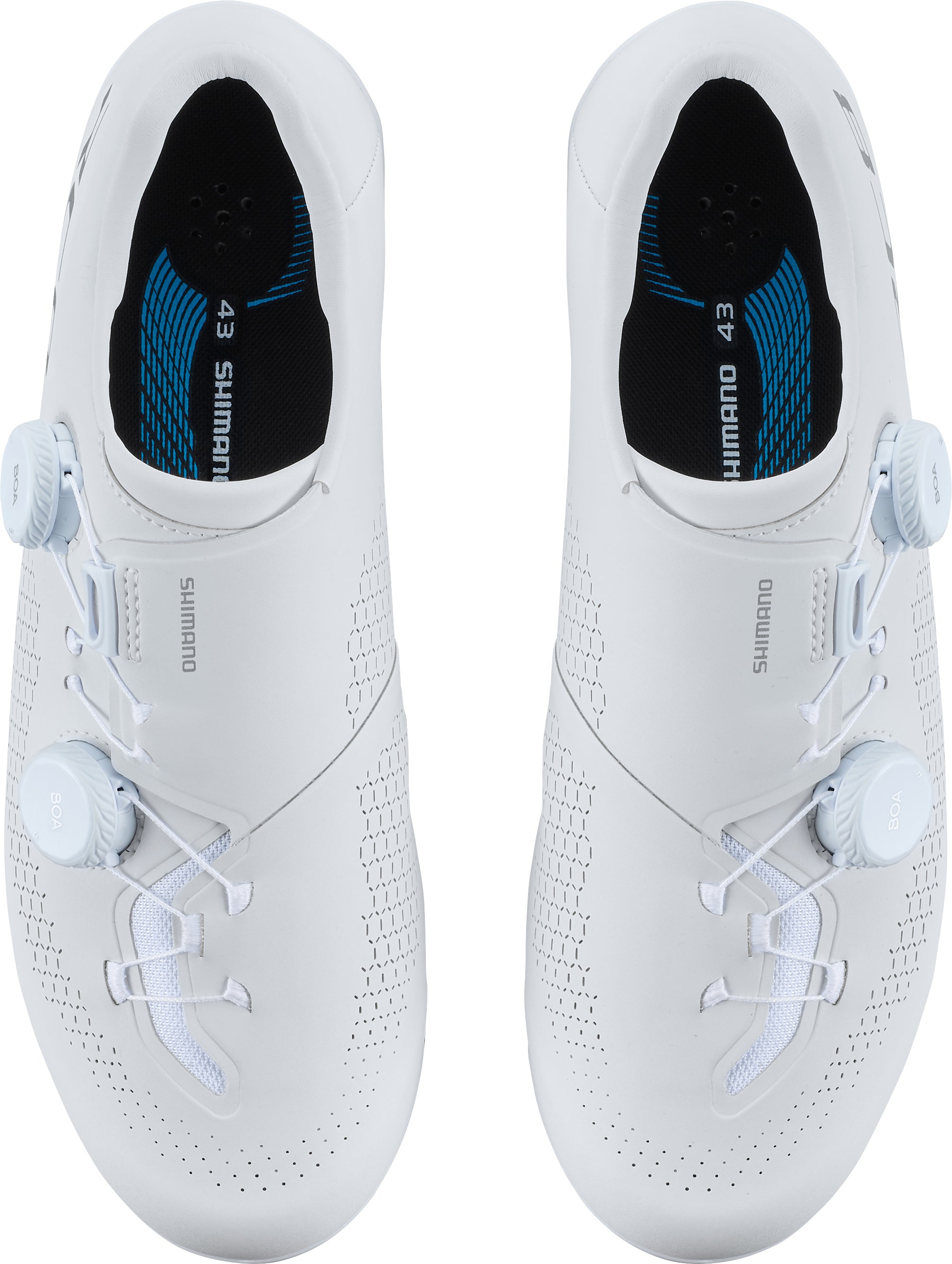 Shimano RC810 chaussures de course normales blanches