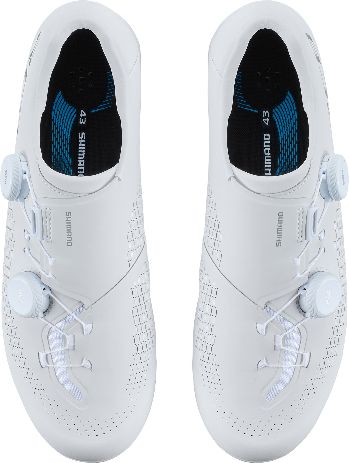 Shimano RC810 chaussures de course normales blanches