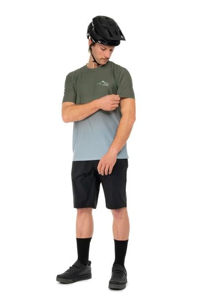 Cube maillot MTB col rond Soft Touch manches courtes gris