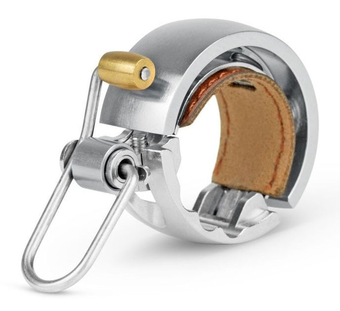 Knog Oi Luxe Small sonnette de vélo 22,2mm silver