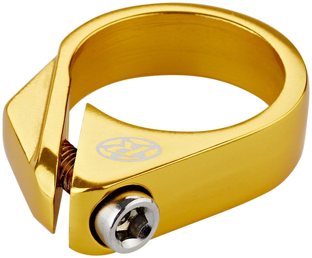 Collier de selle Reverse Bolt Ø34,9mm or