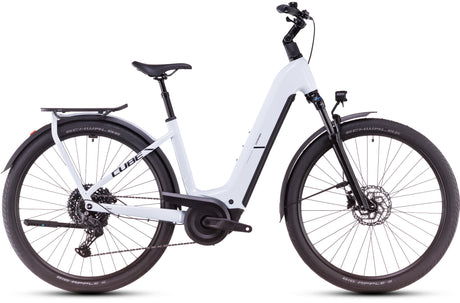 Cube Kathmandu Hybrid ONE 800 Easy Entry blanc polaire et noir (2025)