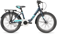 S'COOL chiX 20-N3 (2026) | Vélo enfant 20 pouces | Gris foncé/Aqua – aktuelle Variante