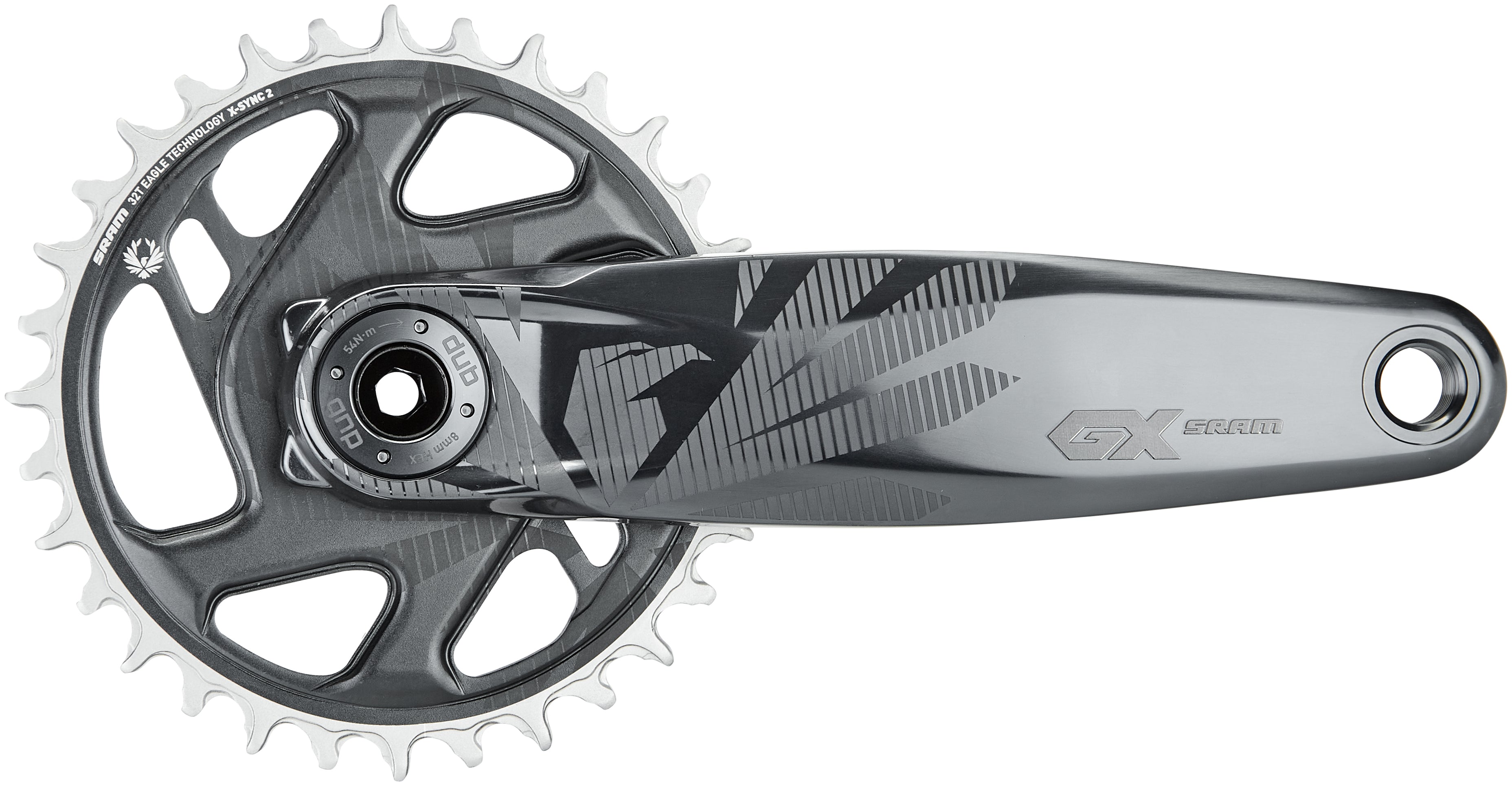 SRAM GX Eagle Boost DUB pédalier 12 vitesses 32 dents DM gris