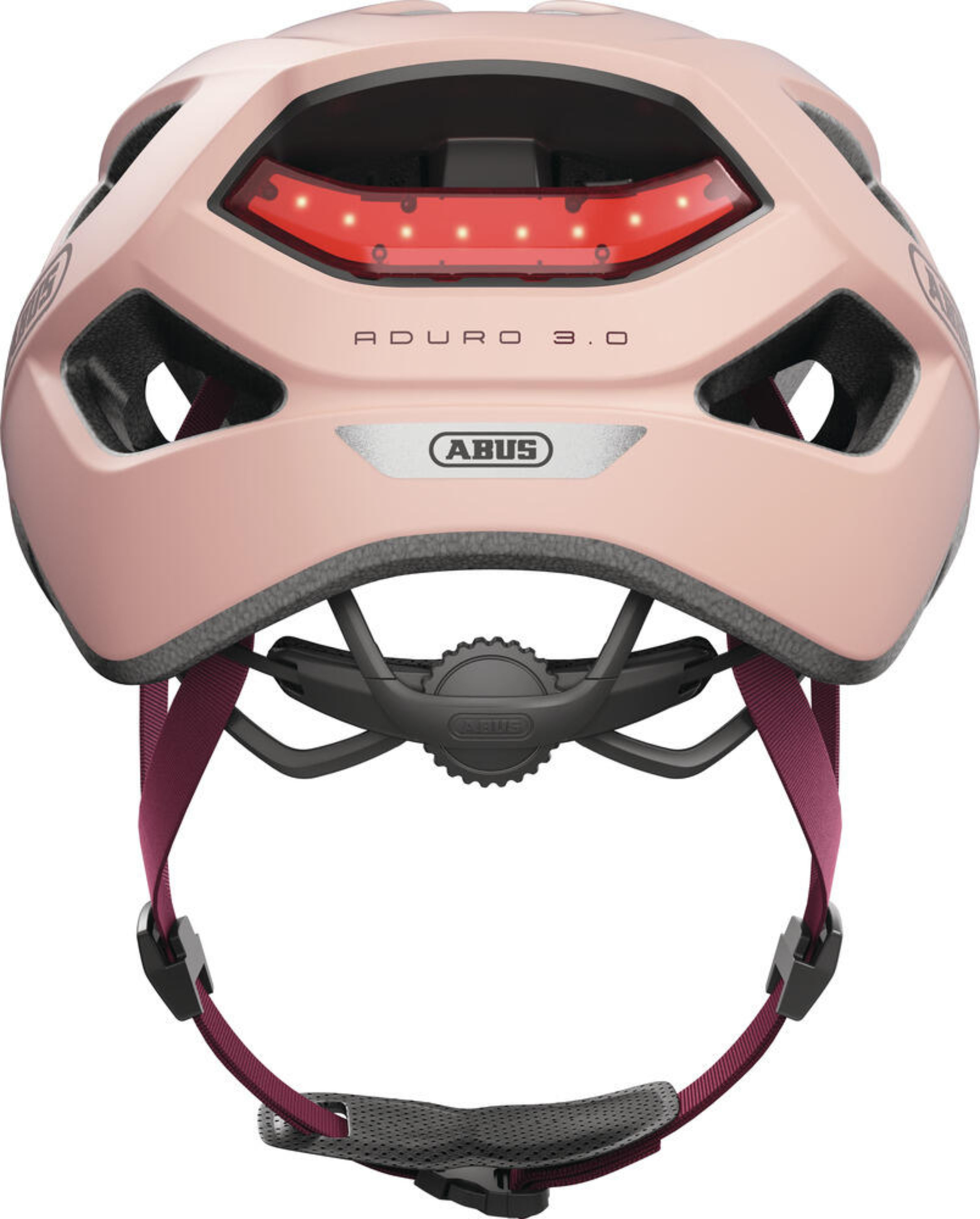 Abus ADURO 3.0 LED bordeaux rose