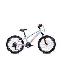 S'COOL Xroc Pro 20-K7 (2026) | Vélo enfant 20 pouces | Gris ciel/Orange néon – aktuelle Variante