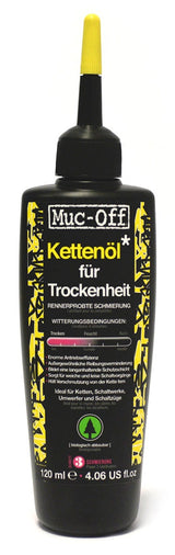 Muc-Off Dry Lube huile de chaîne pour conditions sèches 120ml