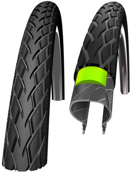 SCHWALBE Marathon Wire Tire Performance 16" Greenguard Reflex