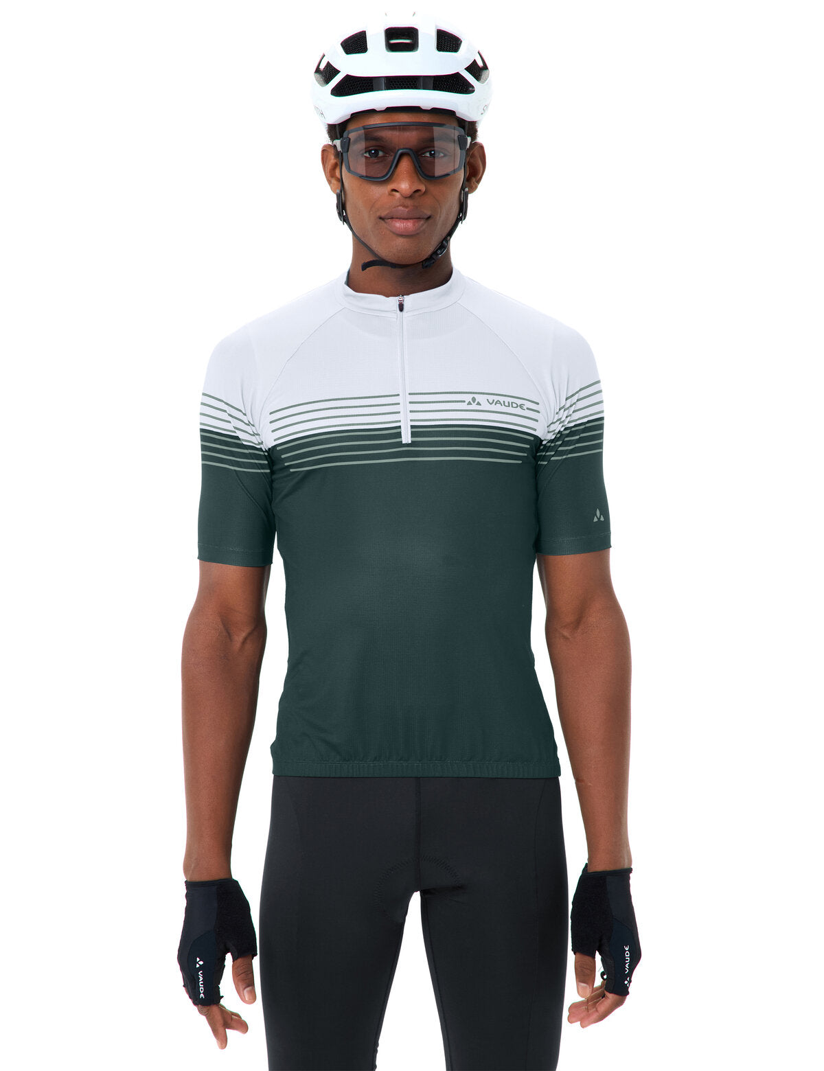 VAUDE Homme Posta HZ Tricot II deep pond/blanc