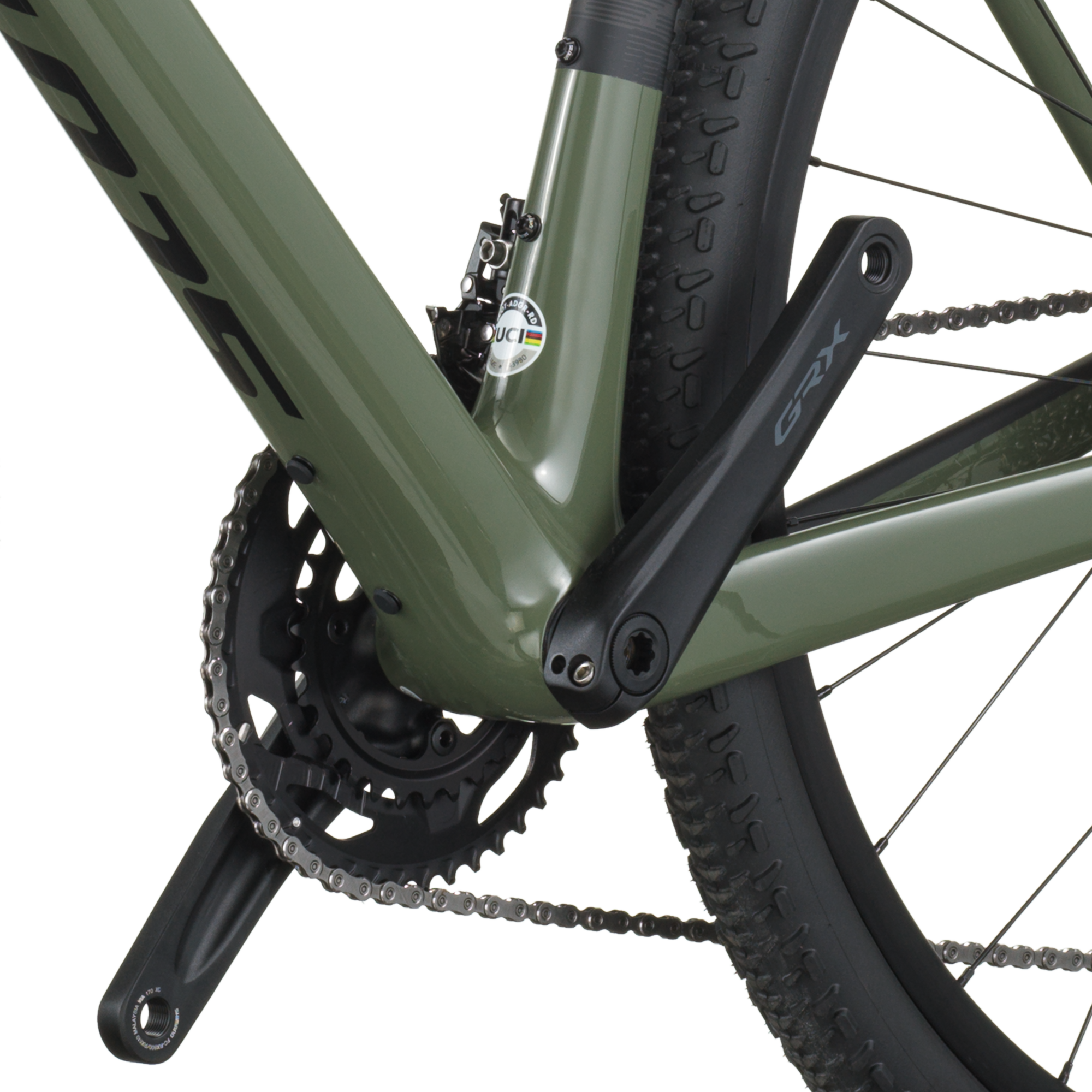 Scott Addict Gravel 40 vert wengé
