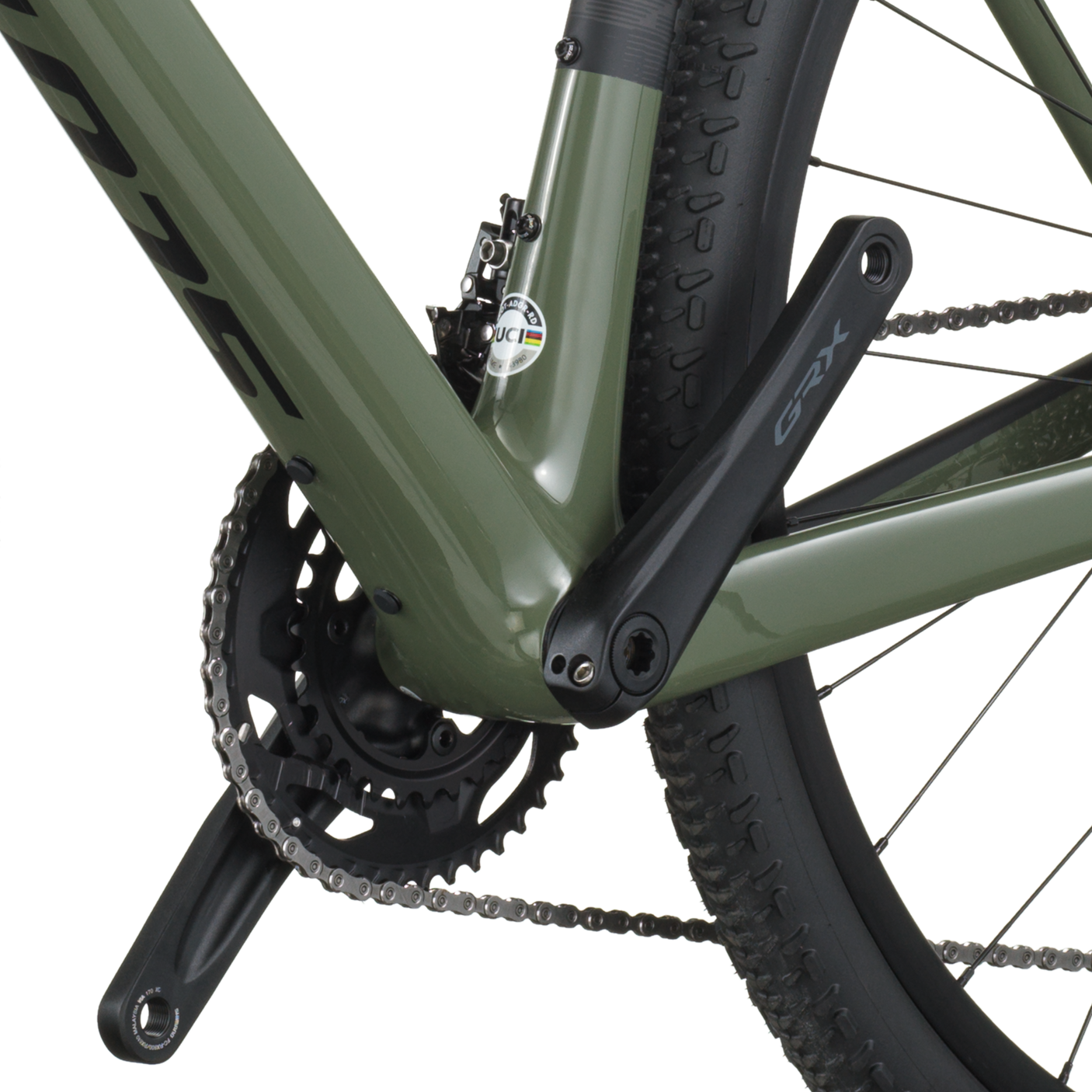 Scott Addict Gravel 40 vert wengé
