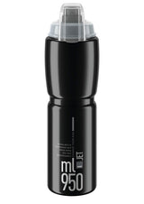 Bouteille d'eau Elite Jet Plus 950ml noir/gris logo