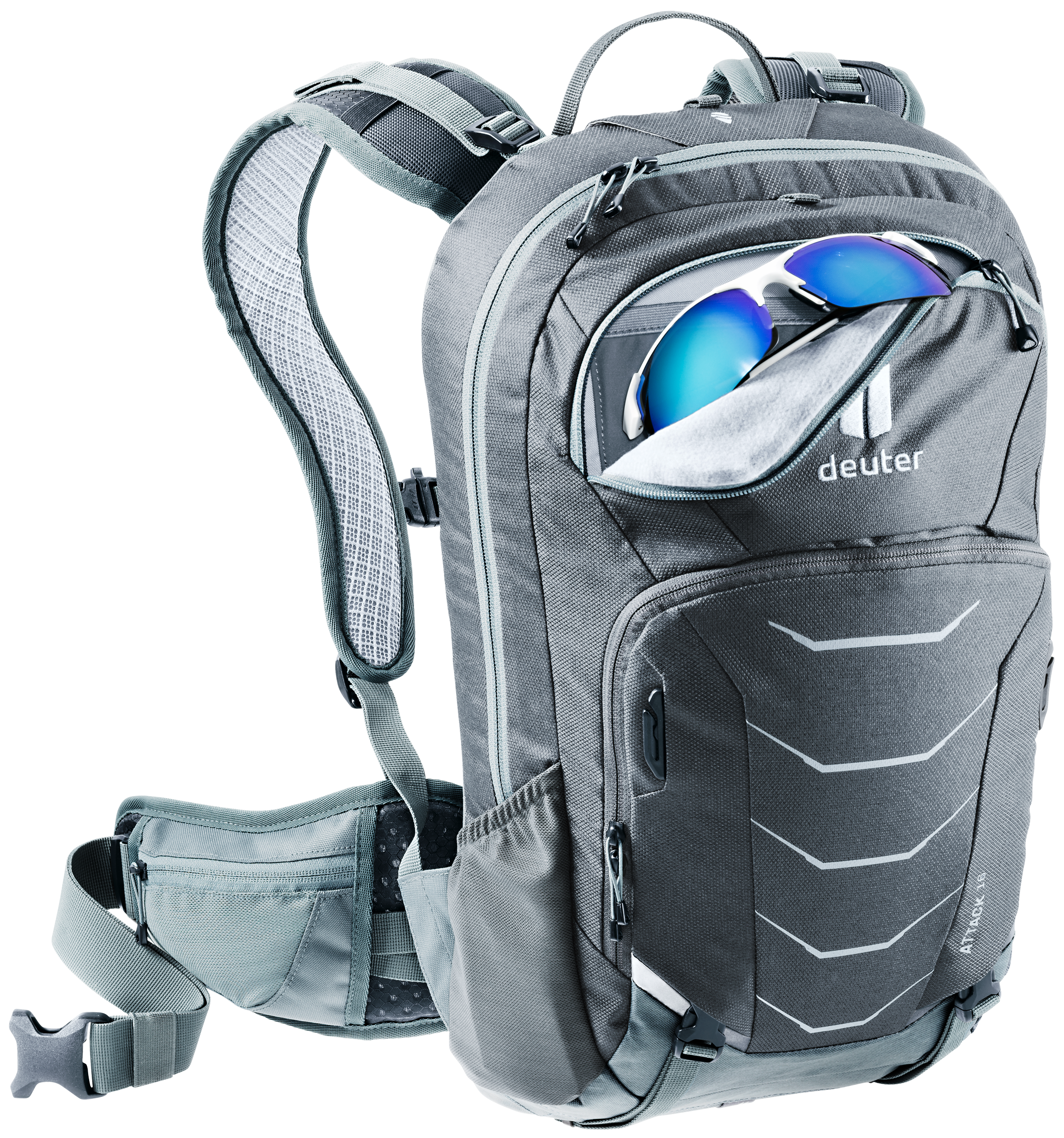 deuter Attack 16 sac à dos vélo gris
