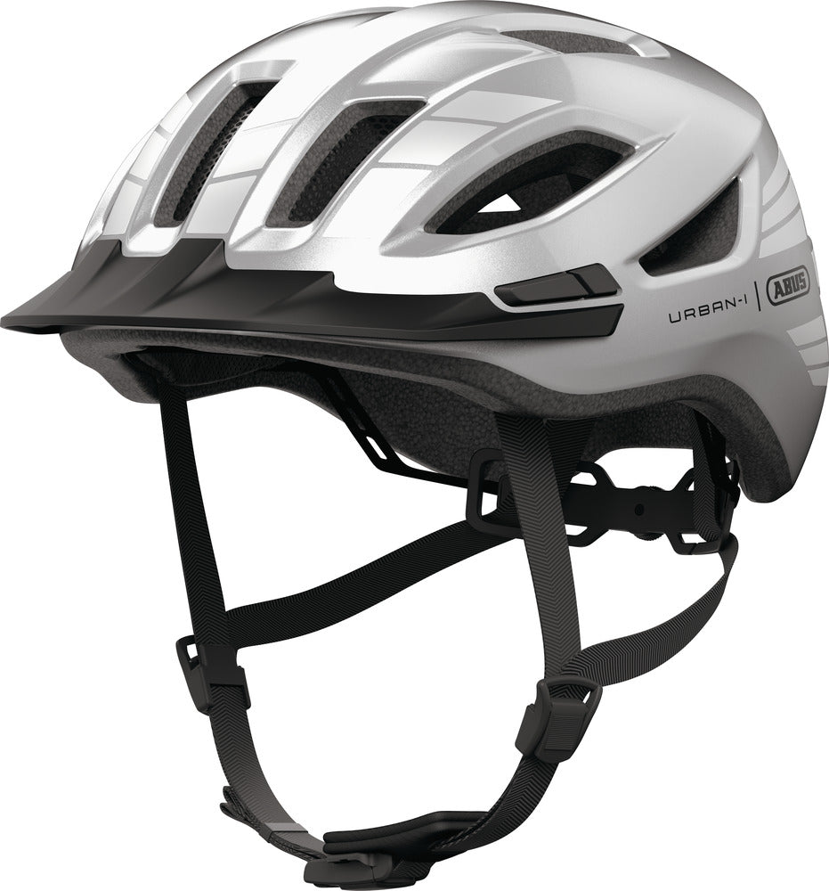 Abus URBAN-I 4.0 Casque urbain signal argent