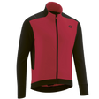 Gonso Bavella maillot manches longues avec zip intégral hommes rouge/noir
