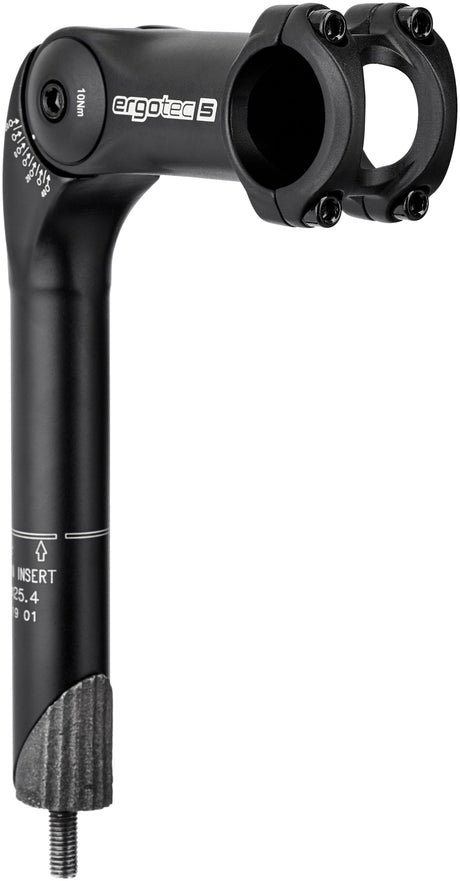 Humpert Ergotec Octopus XL Potence Ø31,8/25,4mm noir