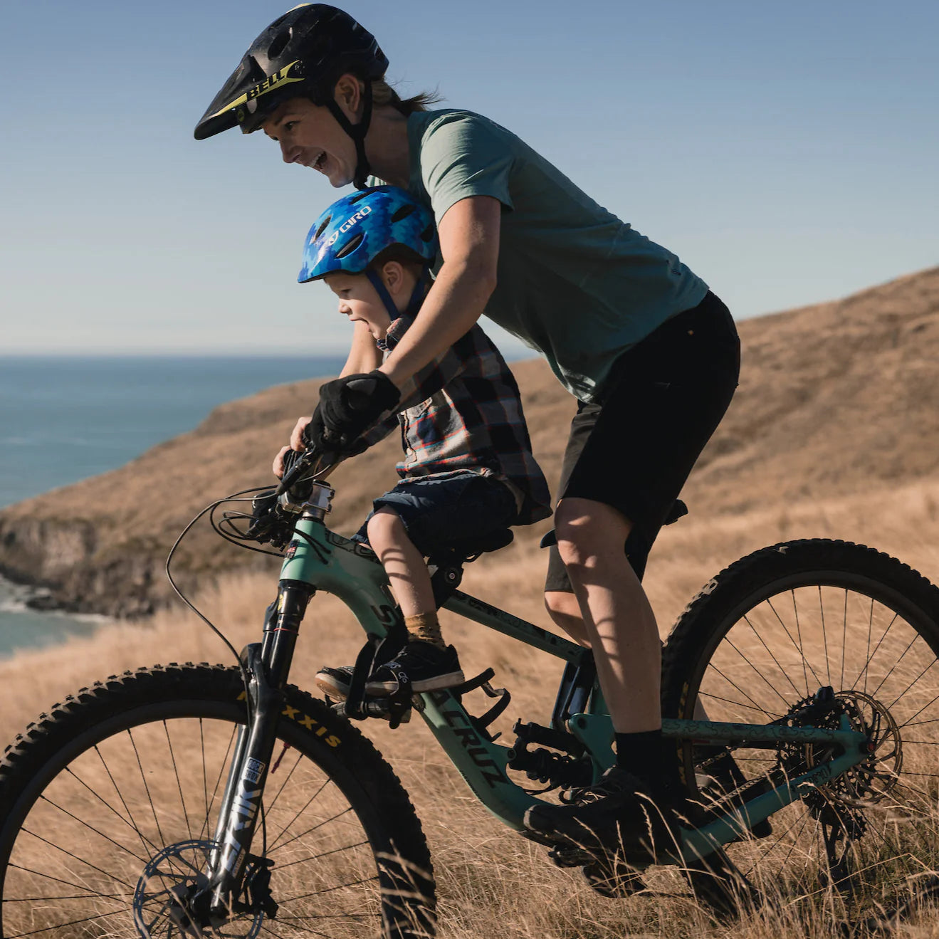 Kids Ride Shotgun 2.0 MTB avant siège enfant/ensemble guidon noir