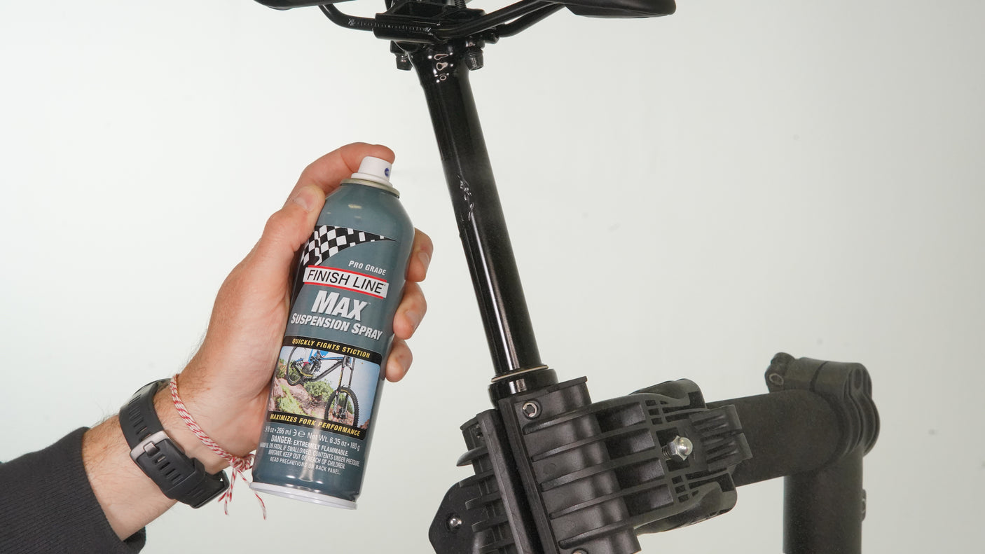 Finish Line Max Spray pour fourche à suspension 266ml