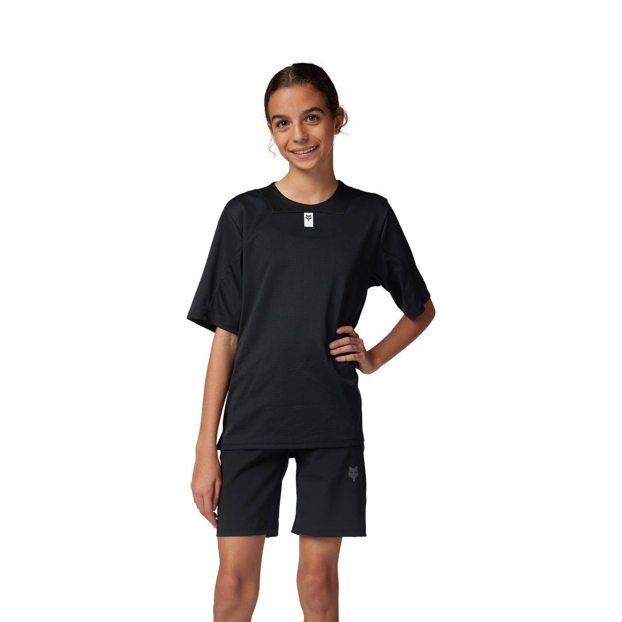 Fox YTH Defend SS Maillot Noir