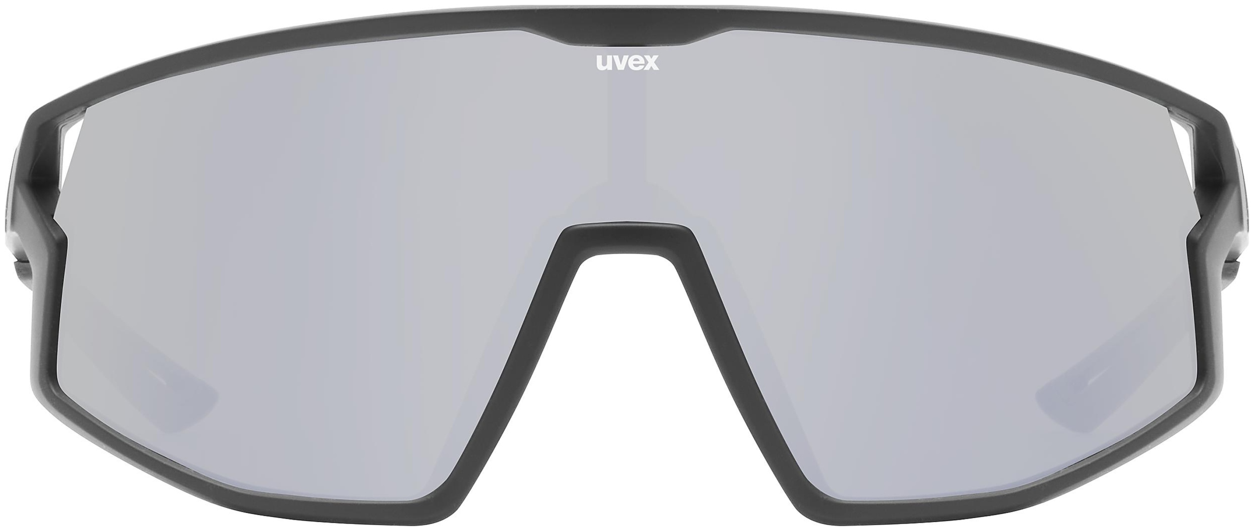 uvex Skyryse lunettes de vélo Noir Mat / Miroir Argent