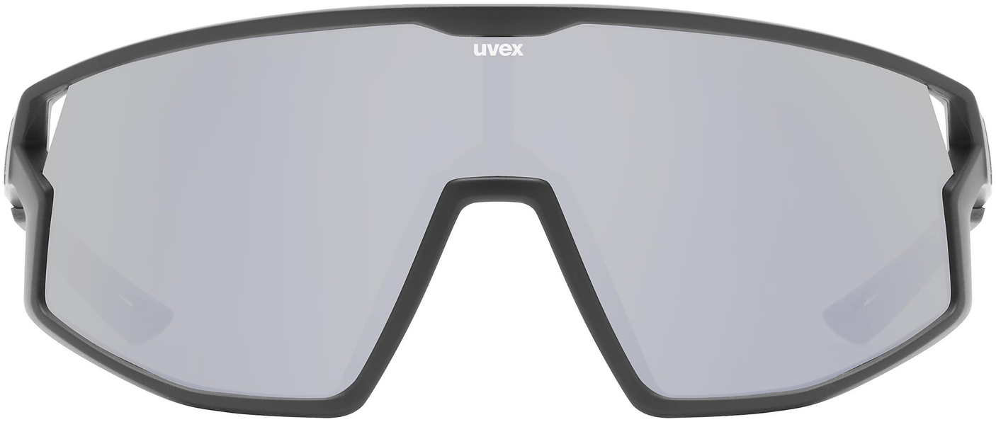uvex Skyryse lunettes de vélo Noir Mat / Miroir Argent