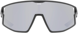 uvex Skyryse lunettes de vélo Noir Mat / Miroir Argent