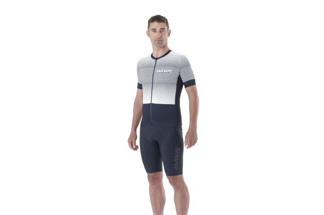 Mavic Aksium Graphic Maillot M Rayures / Bleu Profond