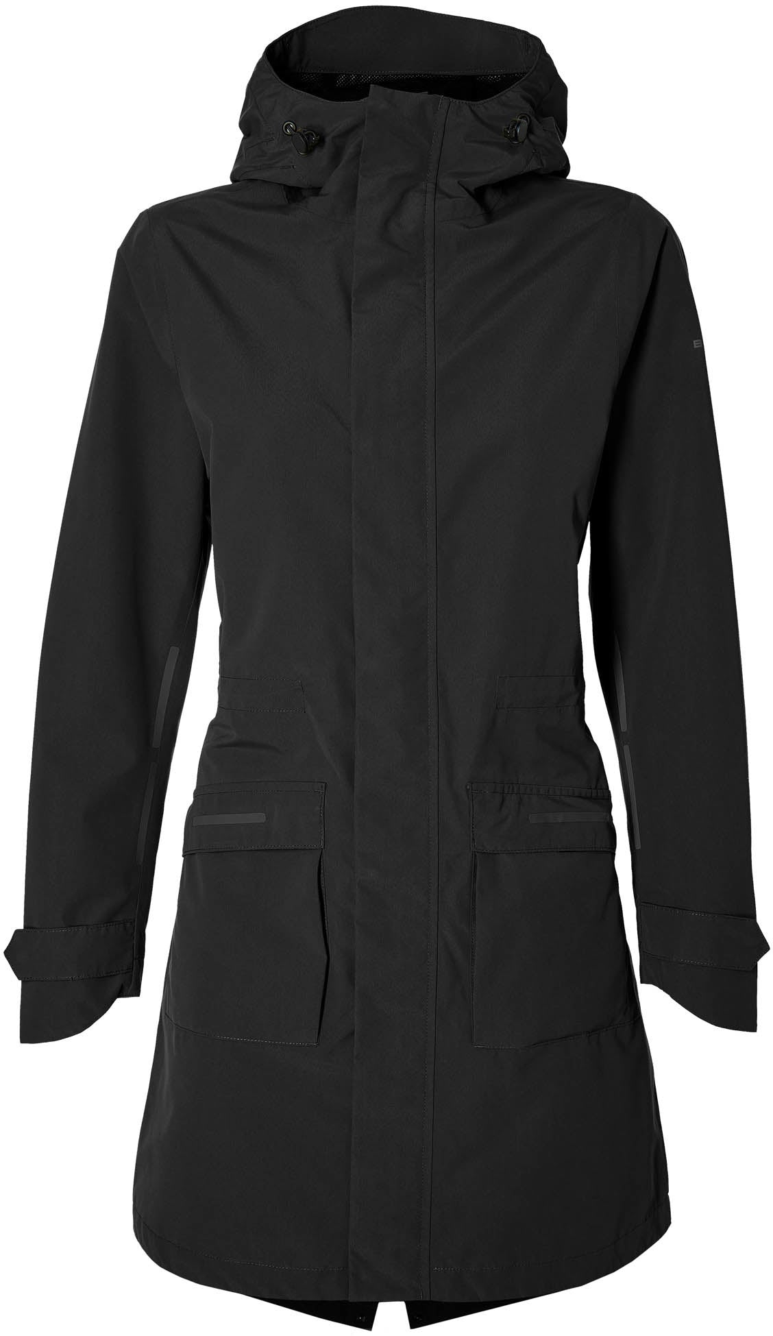 Basil Mosse parka de pluie femme noir