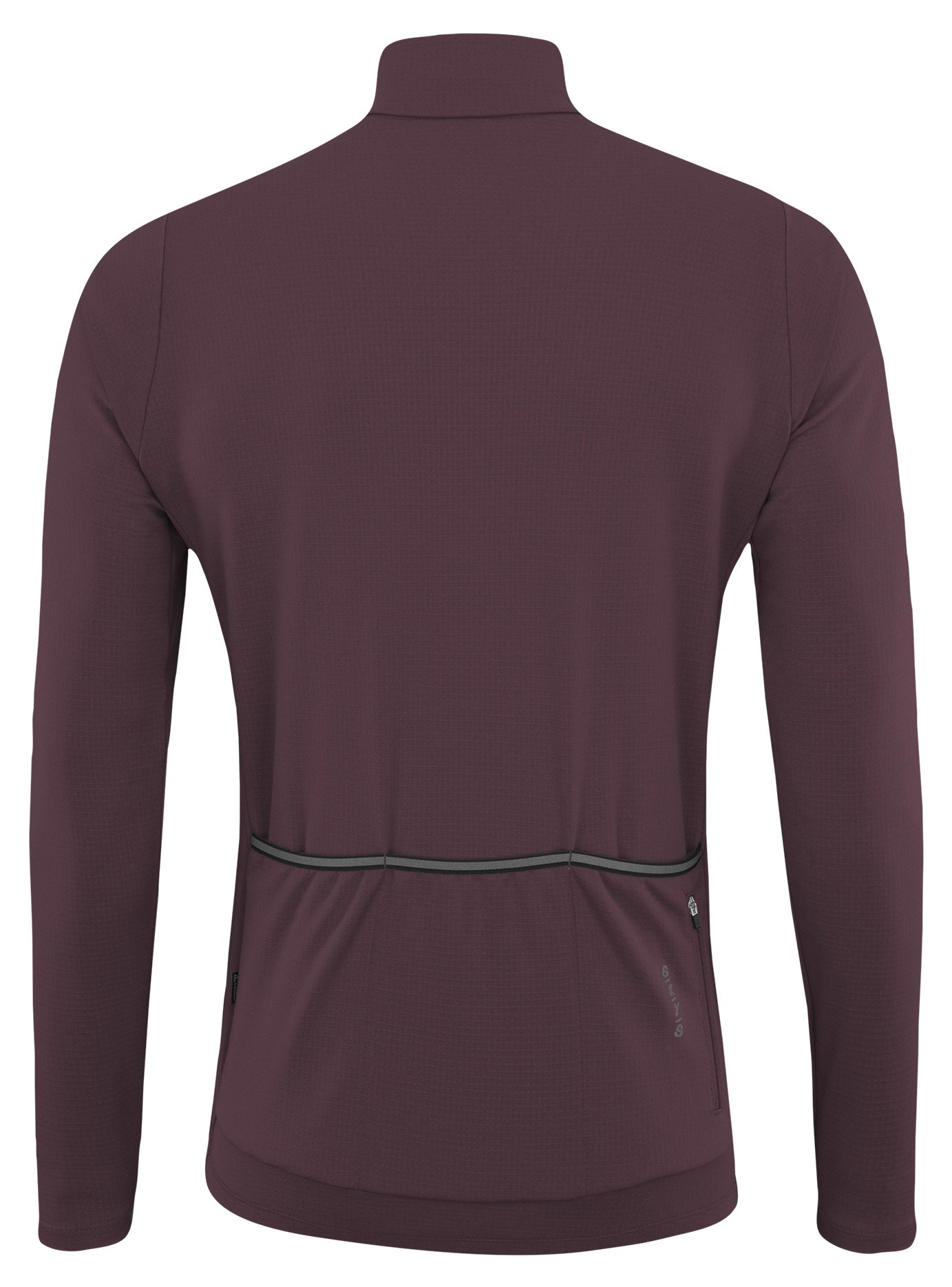 Löffler M Maillot vélo manches longues Skys Merino Mid Marron châtaigne