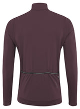 Löffler M Maillot vélo manches longues Skys Merino Mid Marron châtaigne