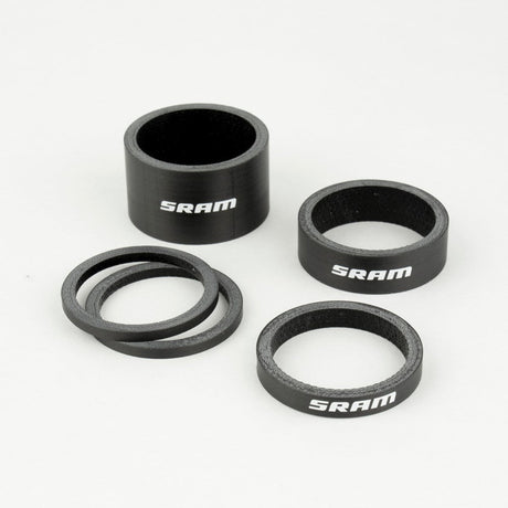 SRAM Jeu d'entretoises de jeu de direction UD carbone blanc