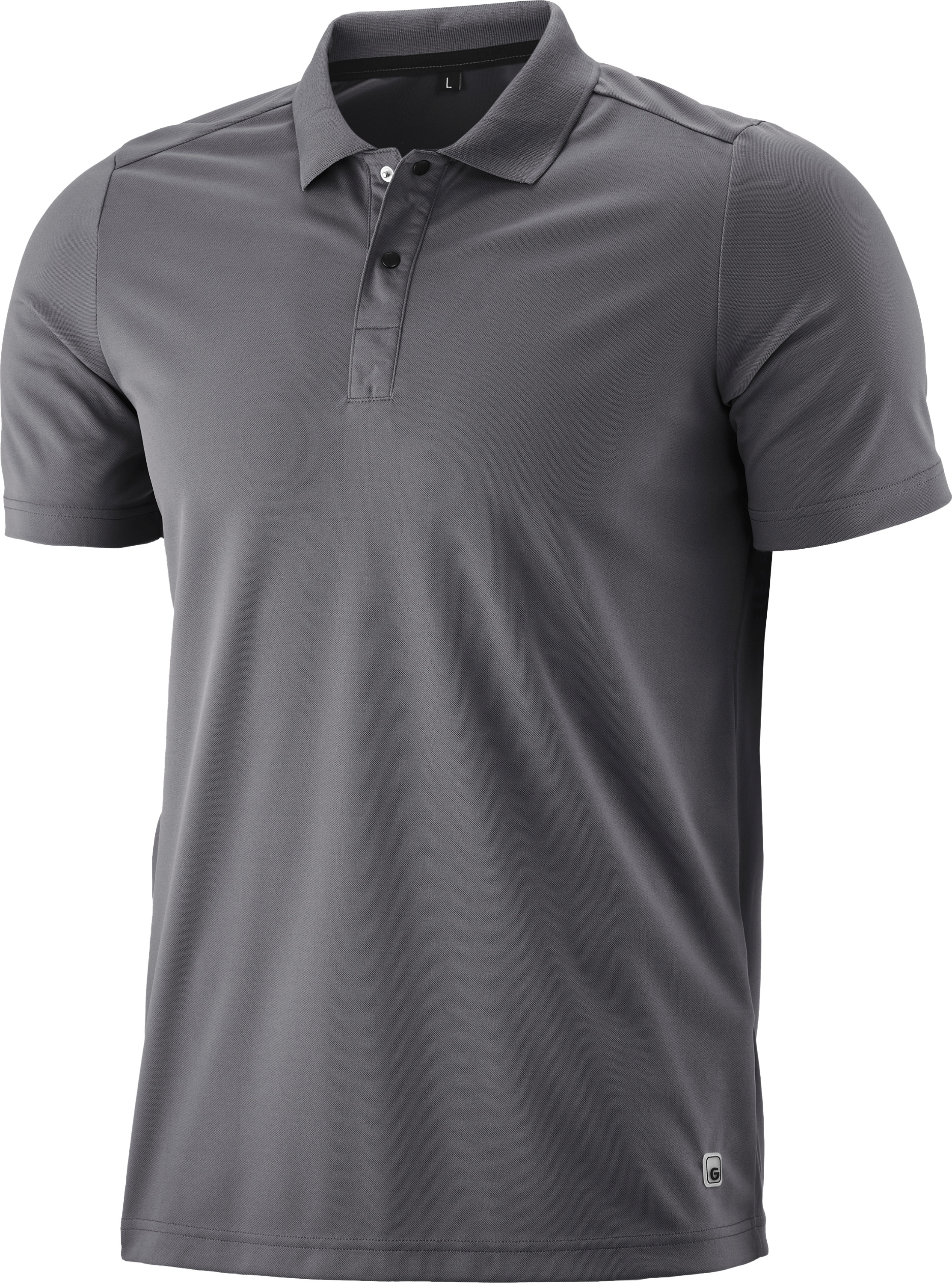 Gonso Essential Polo homme gris mercure