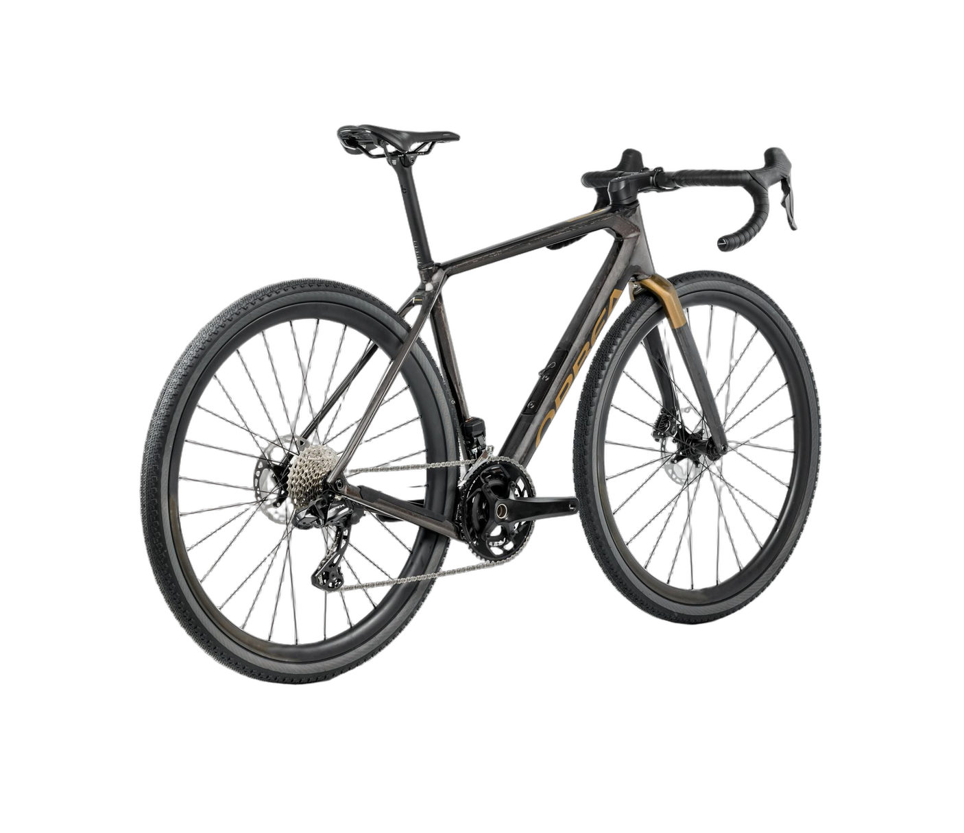 Orbea TERRA M20TEAM Cosmic Carbon View - Vert Olive Métallique Brillant (2025)