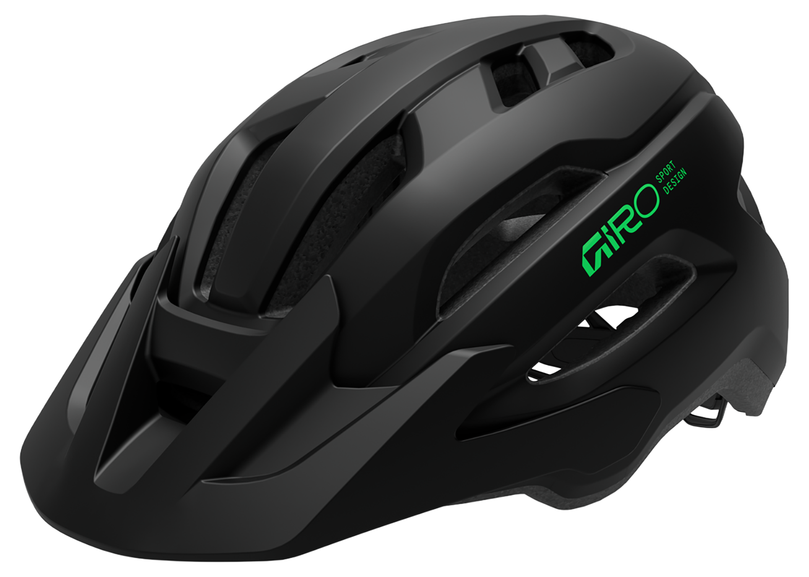 Giro Fixture II noir mat/vert