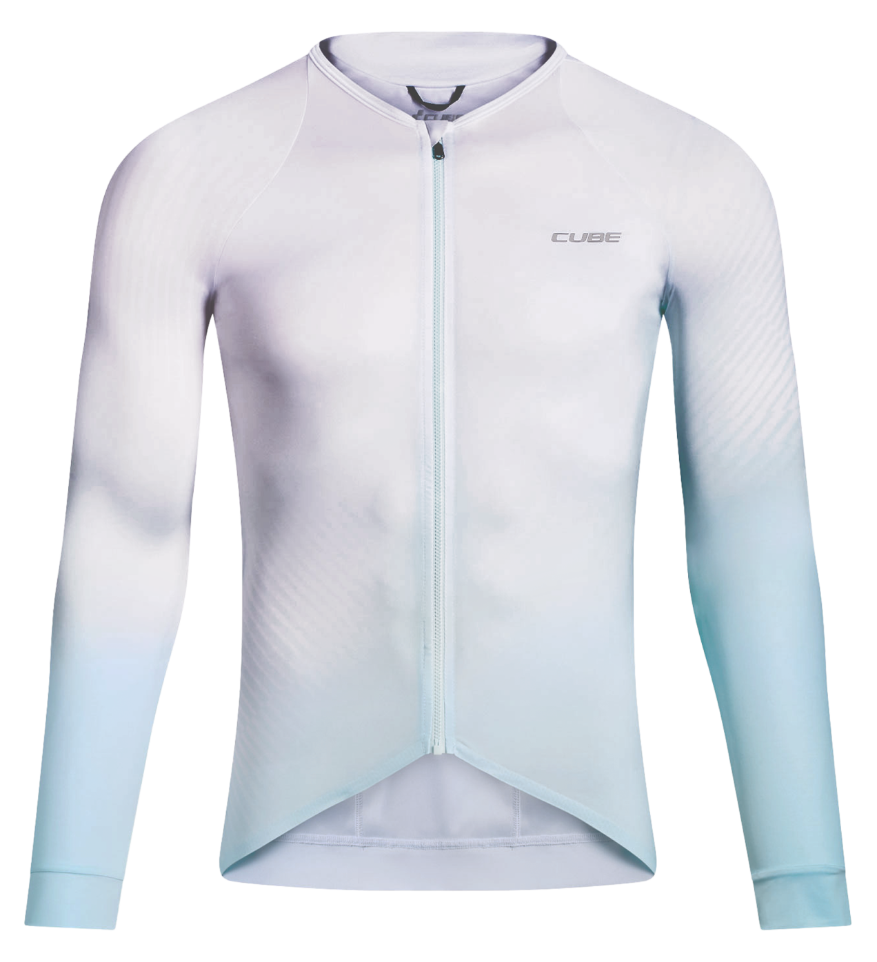 Cube ROAD/XC Maillot manches longues protection UV turquoise