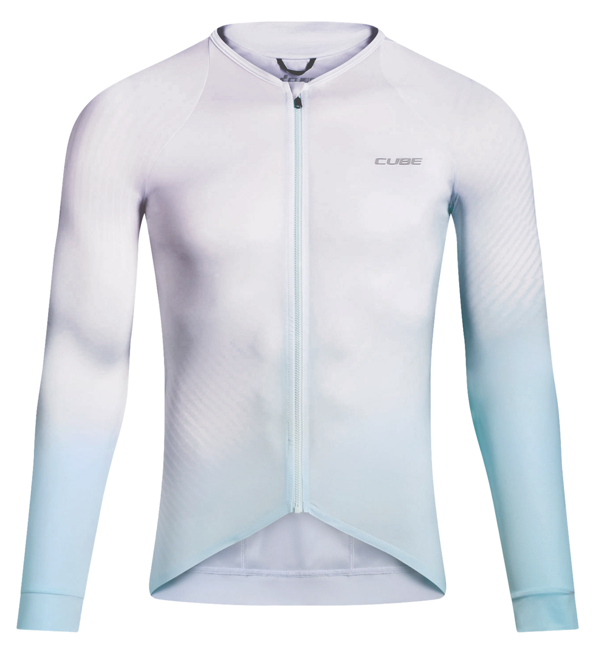 Cube ROAD/XC Maillot manches longues protection UV turquoise