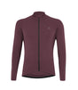 Löffler M Maillot vélo manches longues Skys Merino Mid Marron châtaigne
