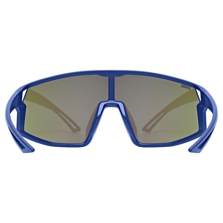uvex Skyryse Jr. Lunettes de vélo Bleu mat / Miroir vert