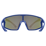 uvex Skyryse Jr. Lunettes de vélo Bleu mat / Miroir vert